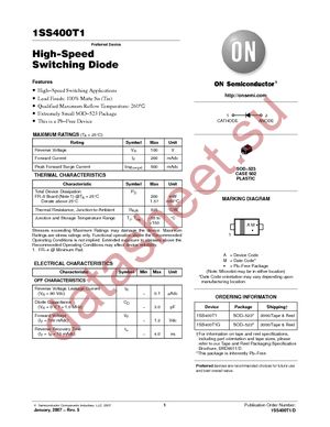 1SS400T1 datasheet  